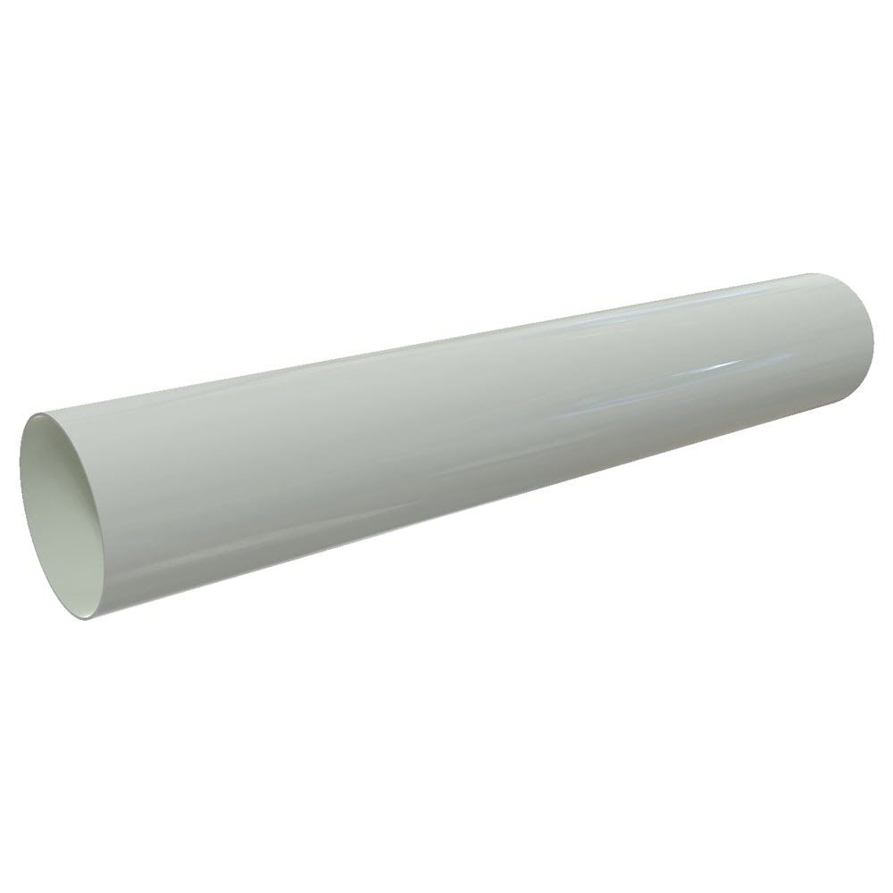 Труба ⌀100 mm 3000 mm GLC PVC 152*100 mm RAL 9010 Белый